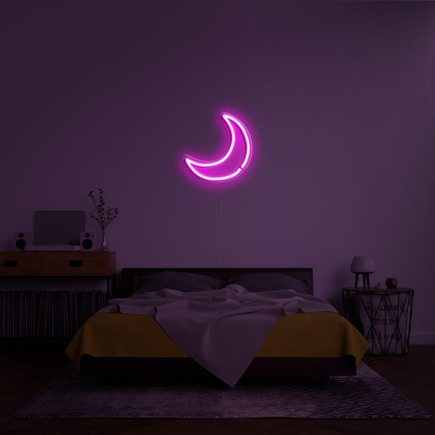 Moon' LED Neon Sign