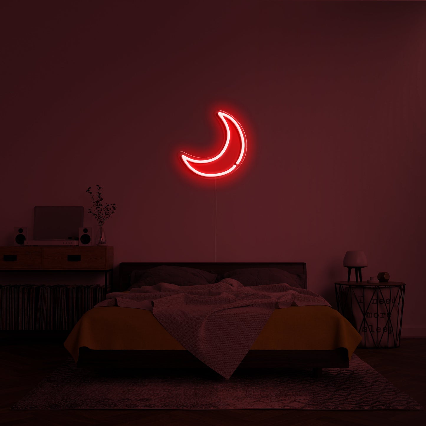 Moon' LED Neon Sign