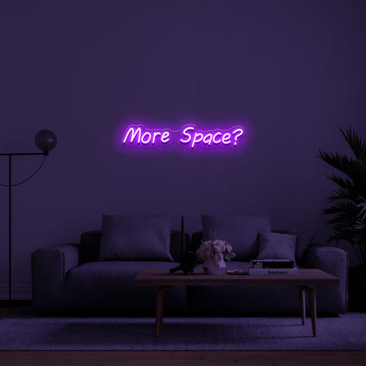 More space' LED Neon Lamp