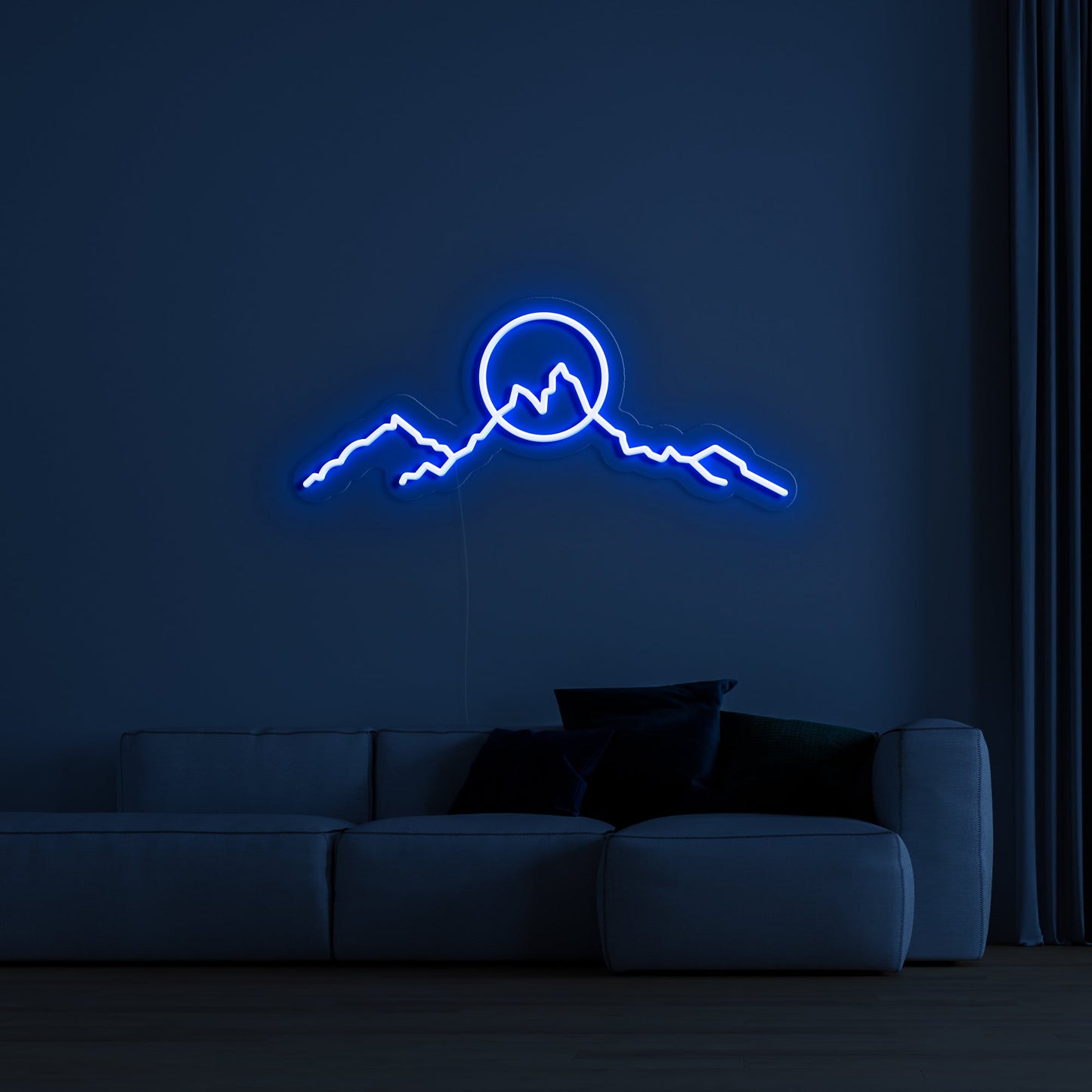 Mountainscape' Neon Sign