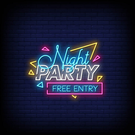 Night Party Neon Sign