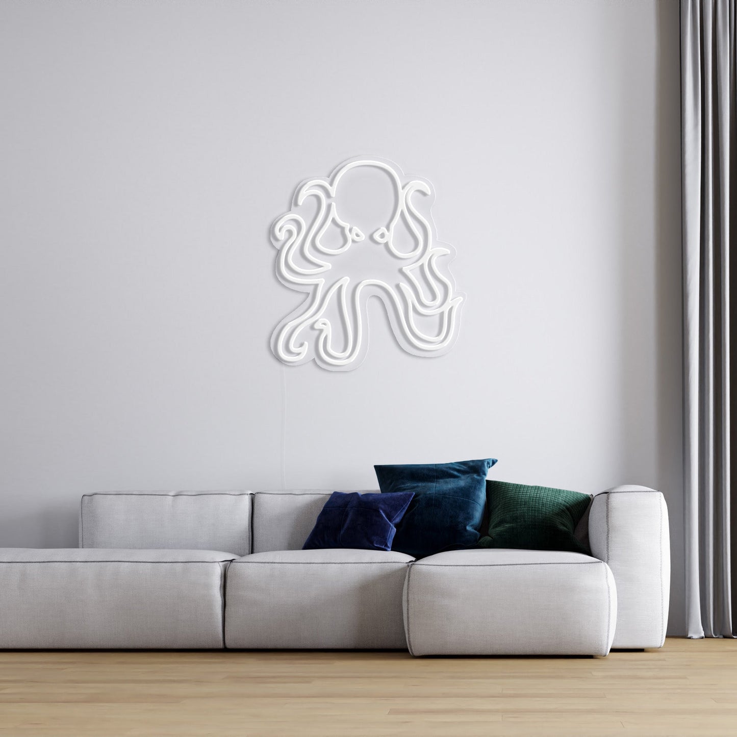 Octopus' Neon Sign