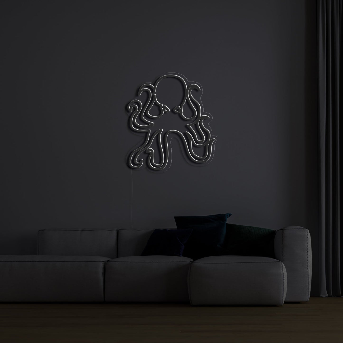 Octopus' Neon Sign