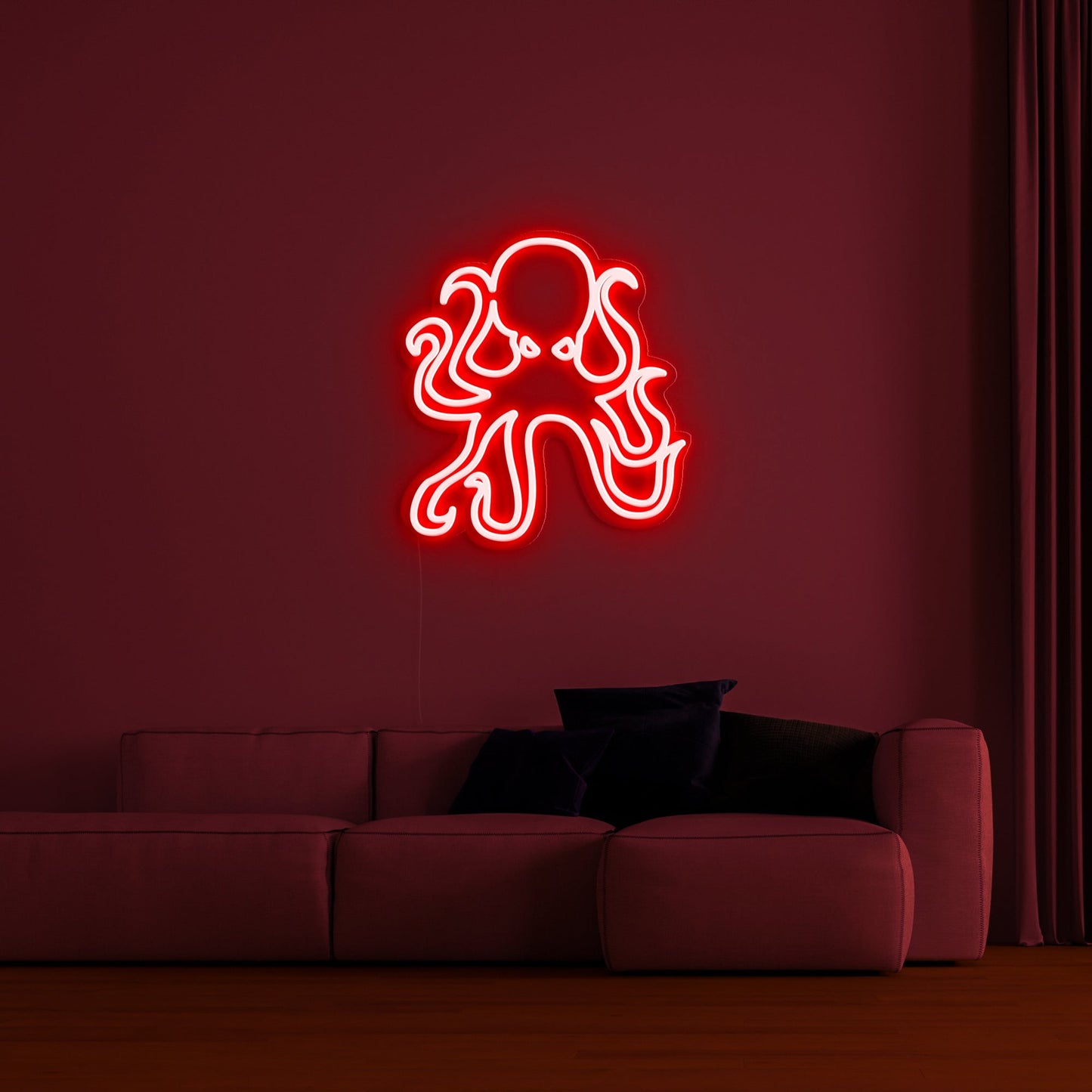 Octopus' Neon Sign