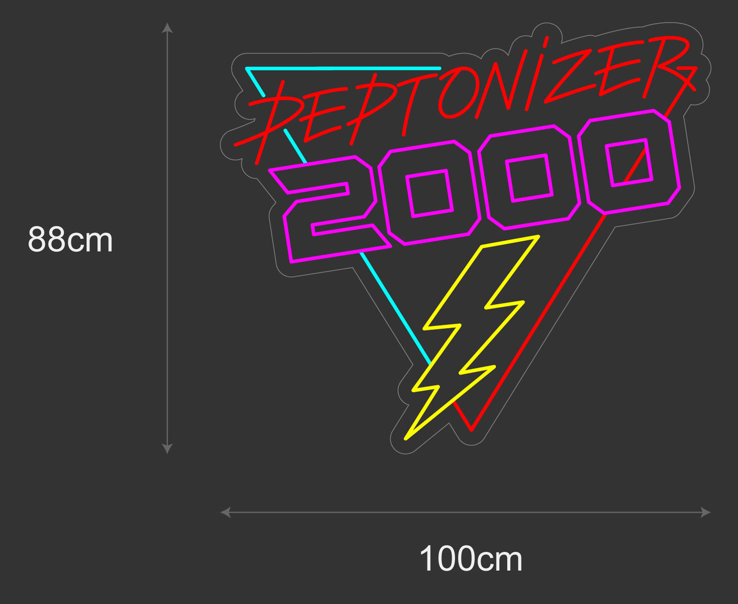 PowerLED Neon Sign (Indoor) -  PEPTONIZER 2000