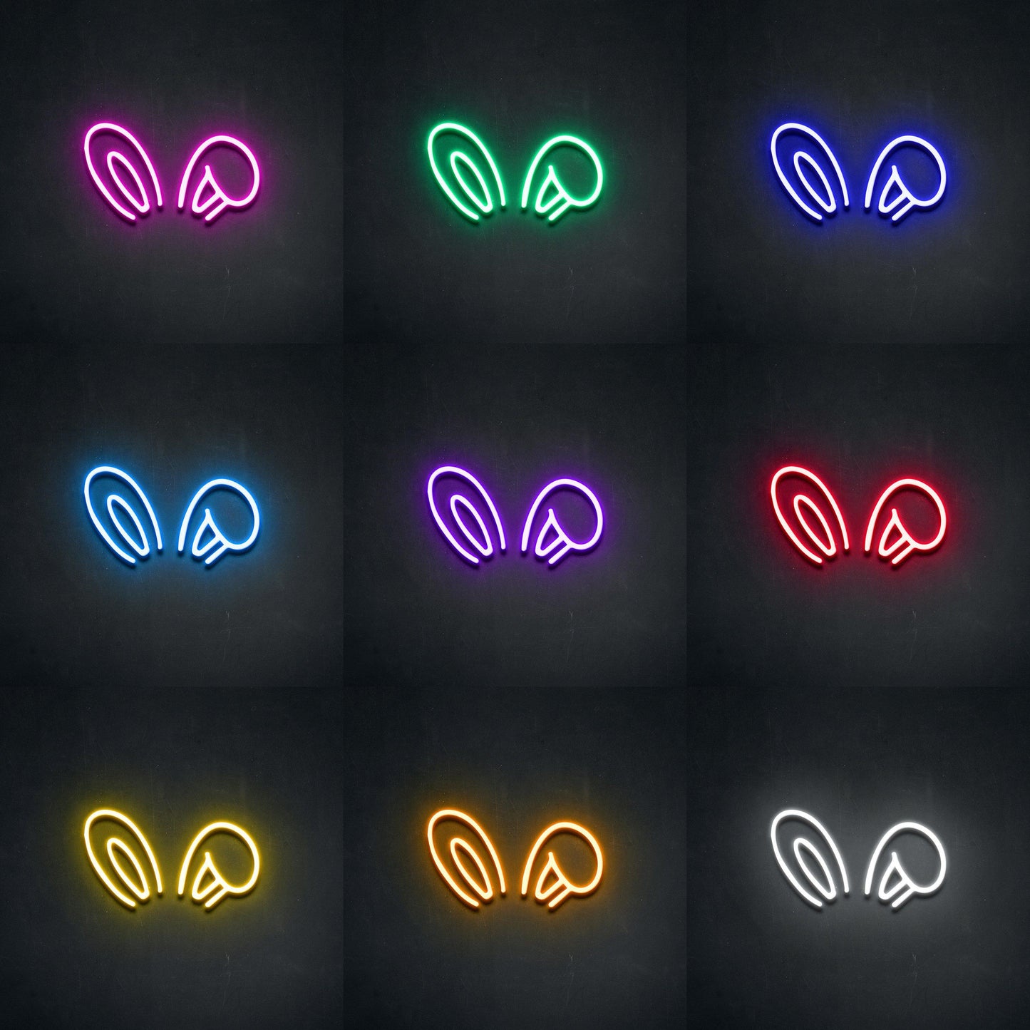 Bunny Ears' Neon Sign