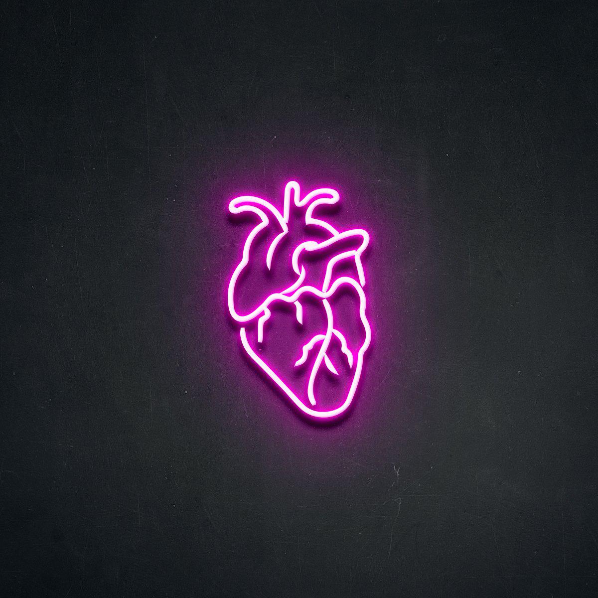 Human Heart' Neon Sign