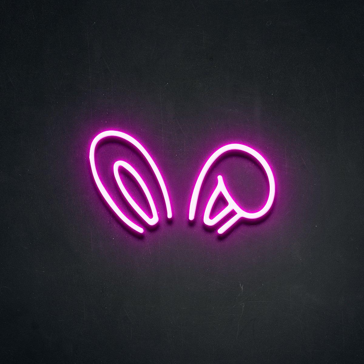 Bunny Ears' Neon Sign