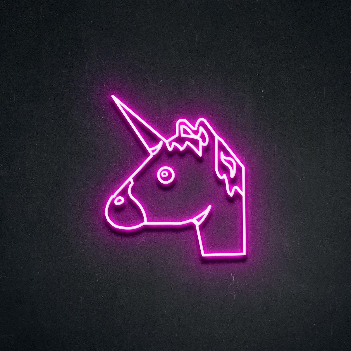 UnicornHead' Neon Sign