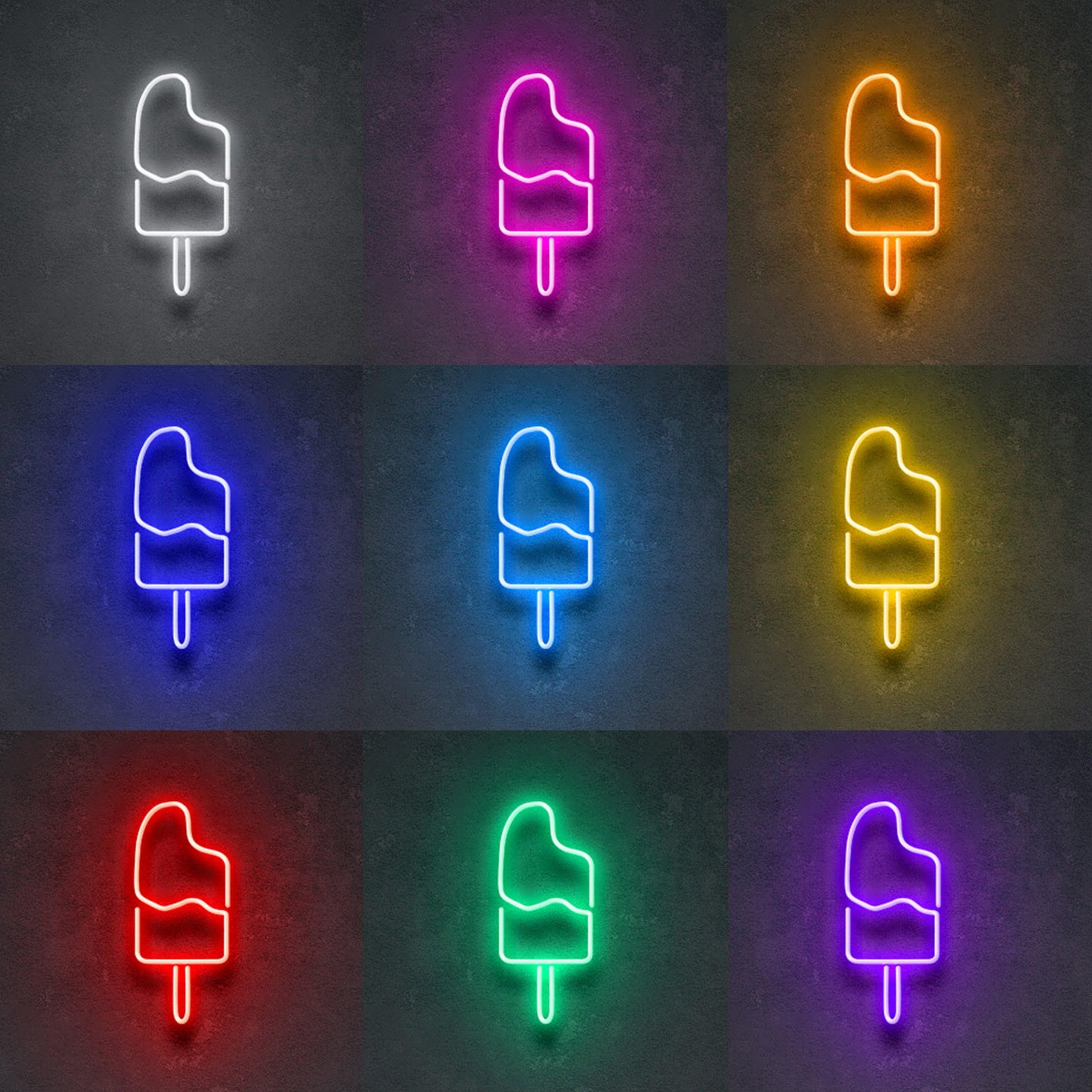 Neon Popsicle' Neon Sign