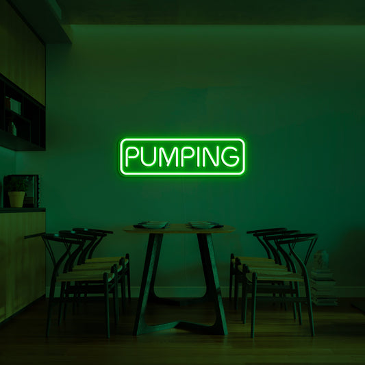 'Pumping' Neon Lamp