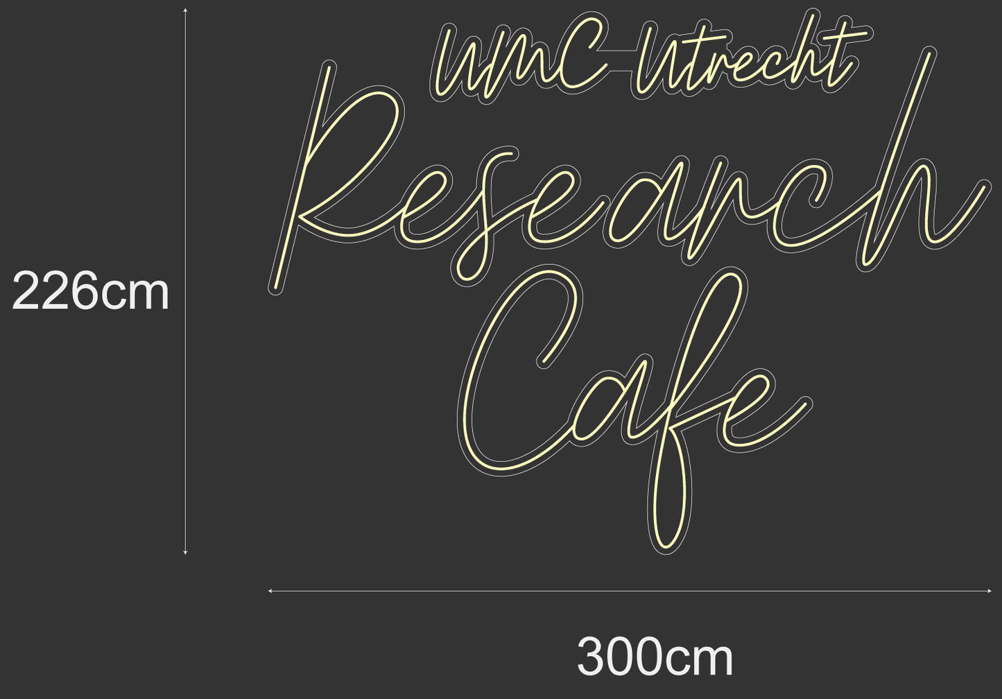 PowerLED Neon Sign (Indoor) - Research Cafe