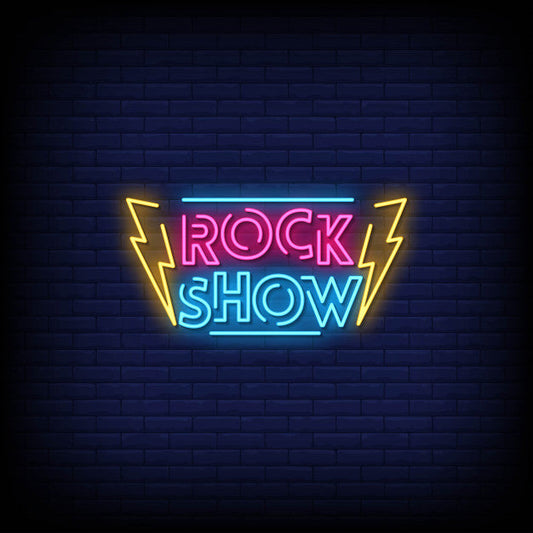 Rock Show Neon Sign - Pink Neon Sign