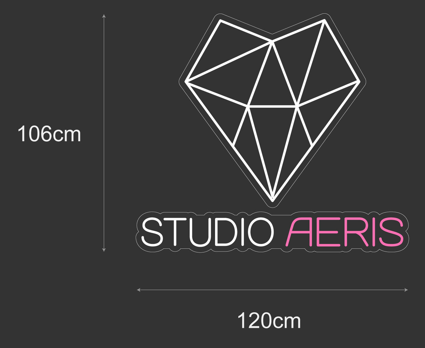 PowerLED Neon Sign (Indoor) -  STUDIO AERIS