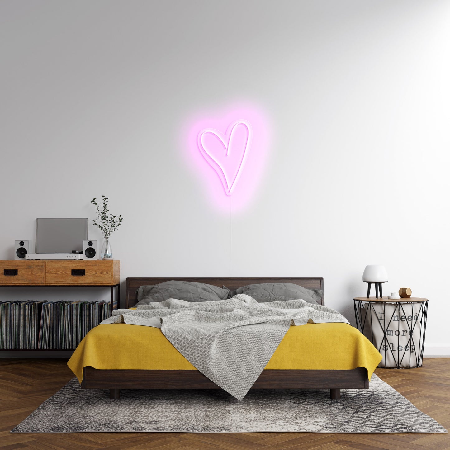 Script Heart' LED Neon Verlichting