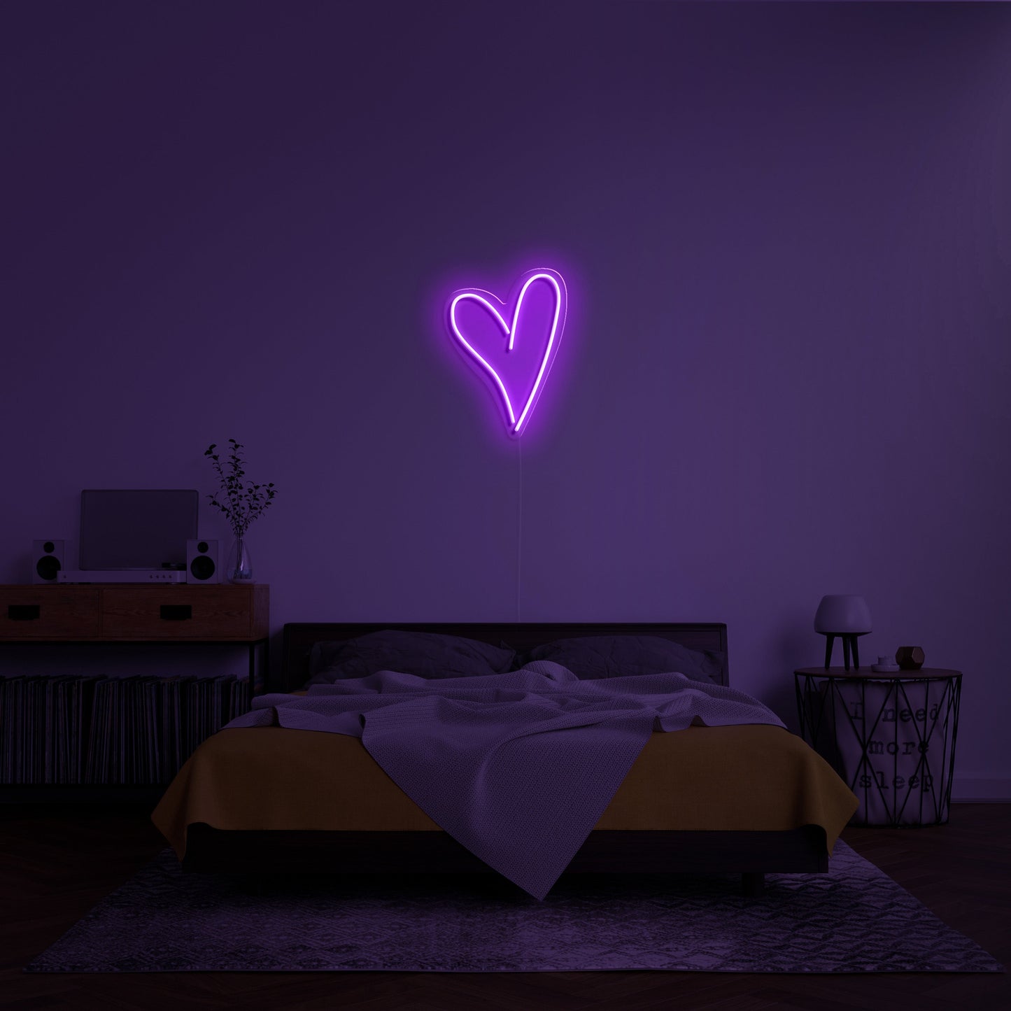 Script Heart' LED Neon Verlichting