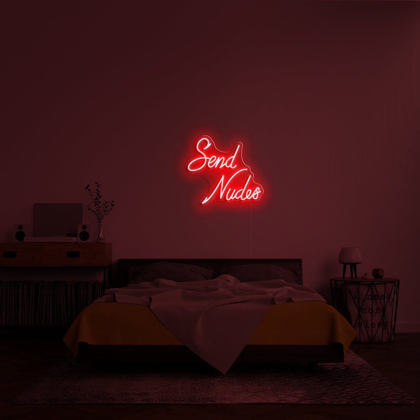 "Send Nudes" LED Neon Verlichting