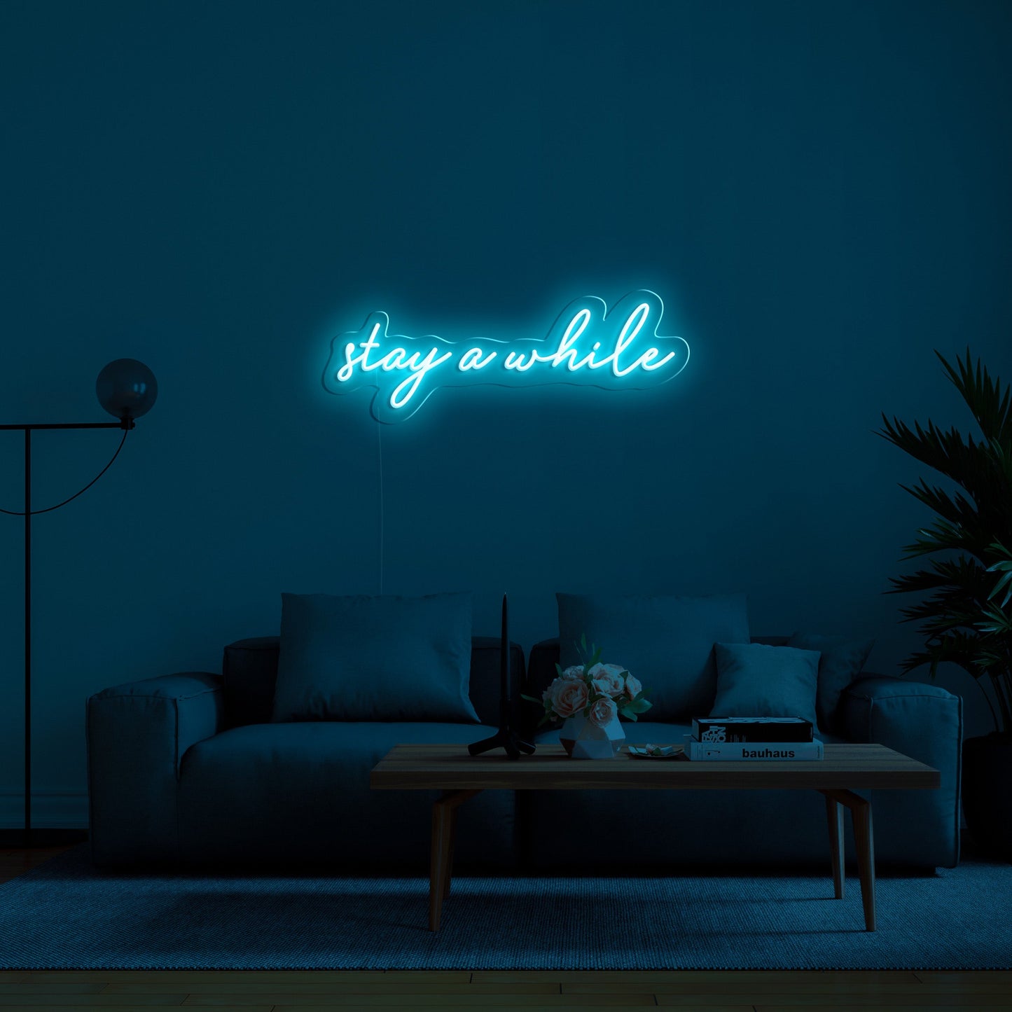 stay a while' LED Neon Verlichting