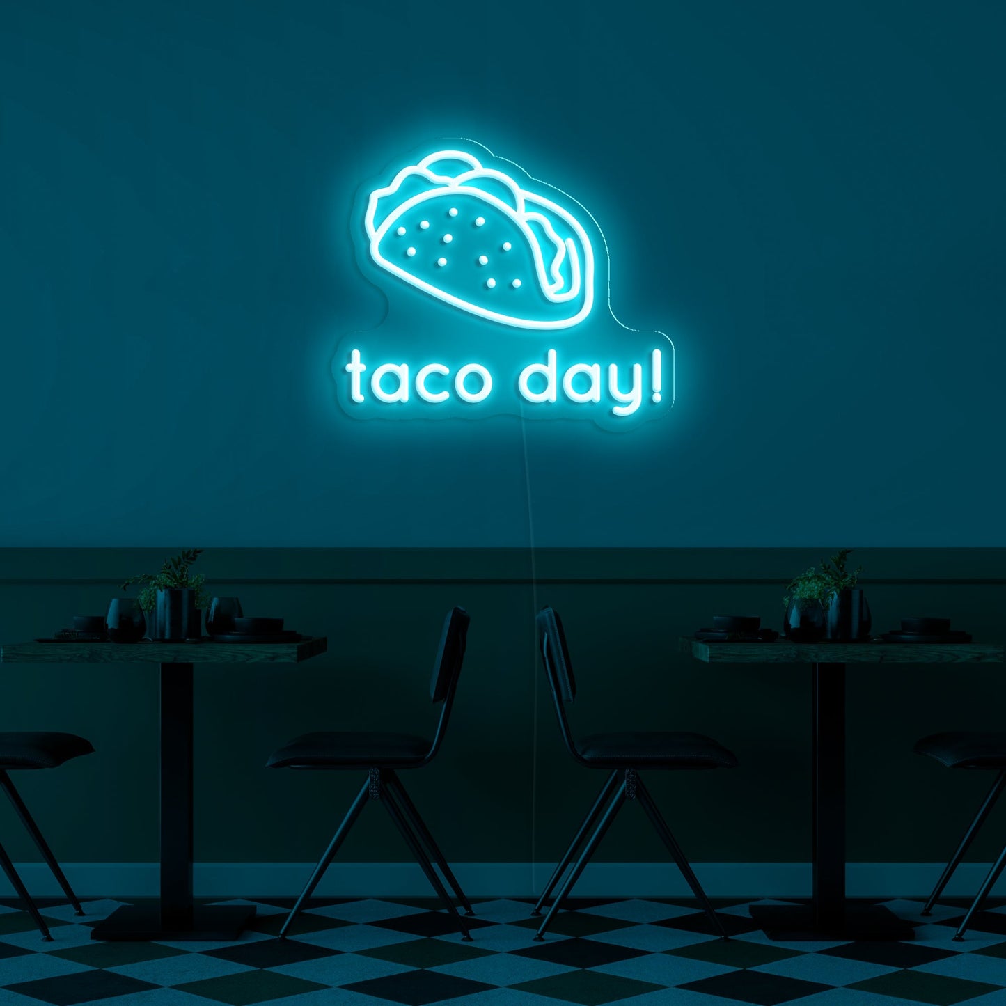 Taco Day 'førte neonskilt