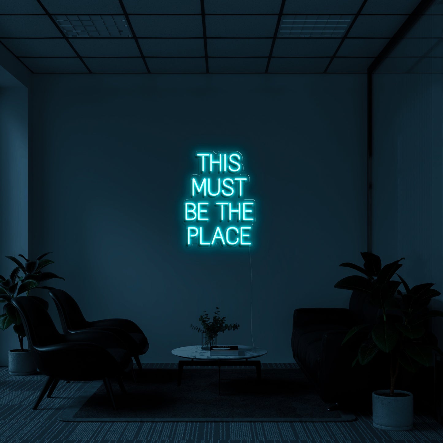 THIS MUST BE THE PLACE' LED Neon Sign