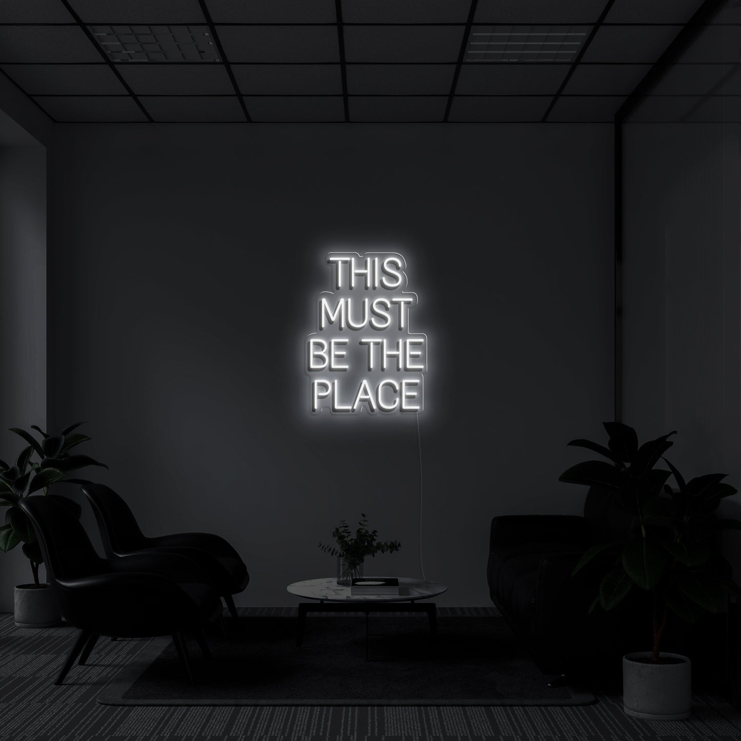 THIS MUST BE THE PLACE' LED Neon Sign