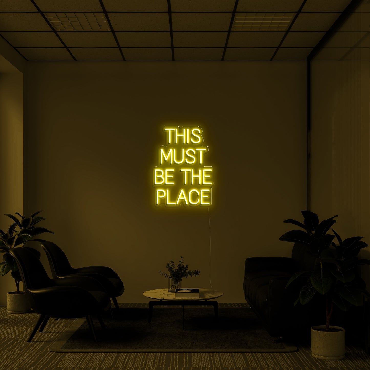 THIS MUST BE THE PLACE' LED Neon Sign