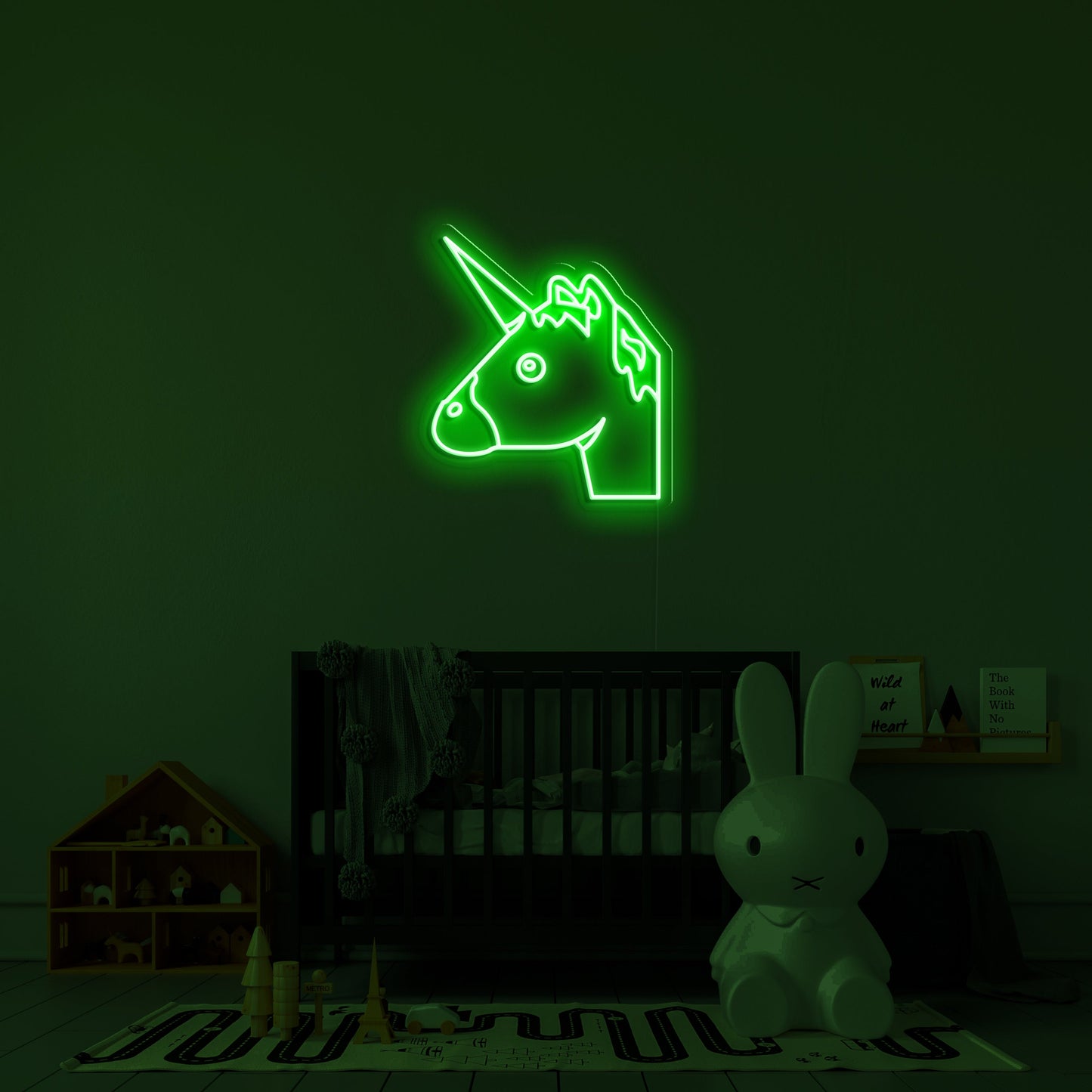 UnicornHead' Neon Sign