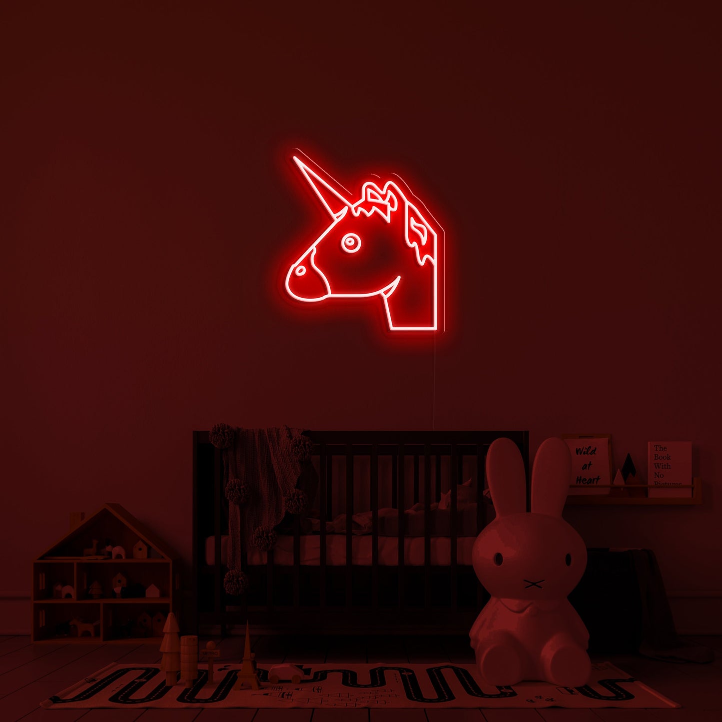 UnicornHead' Neon Sign