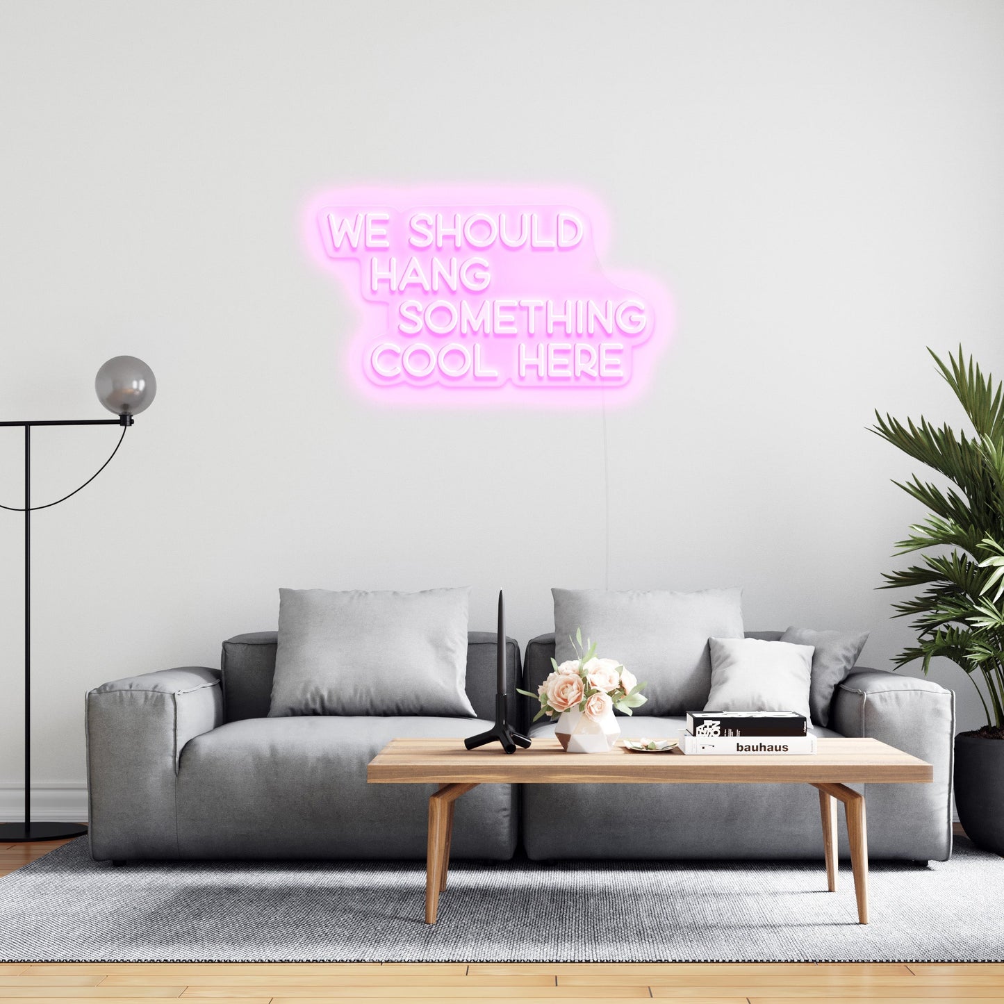 We Should Hang Something Cool' LED Neon Lamp