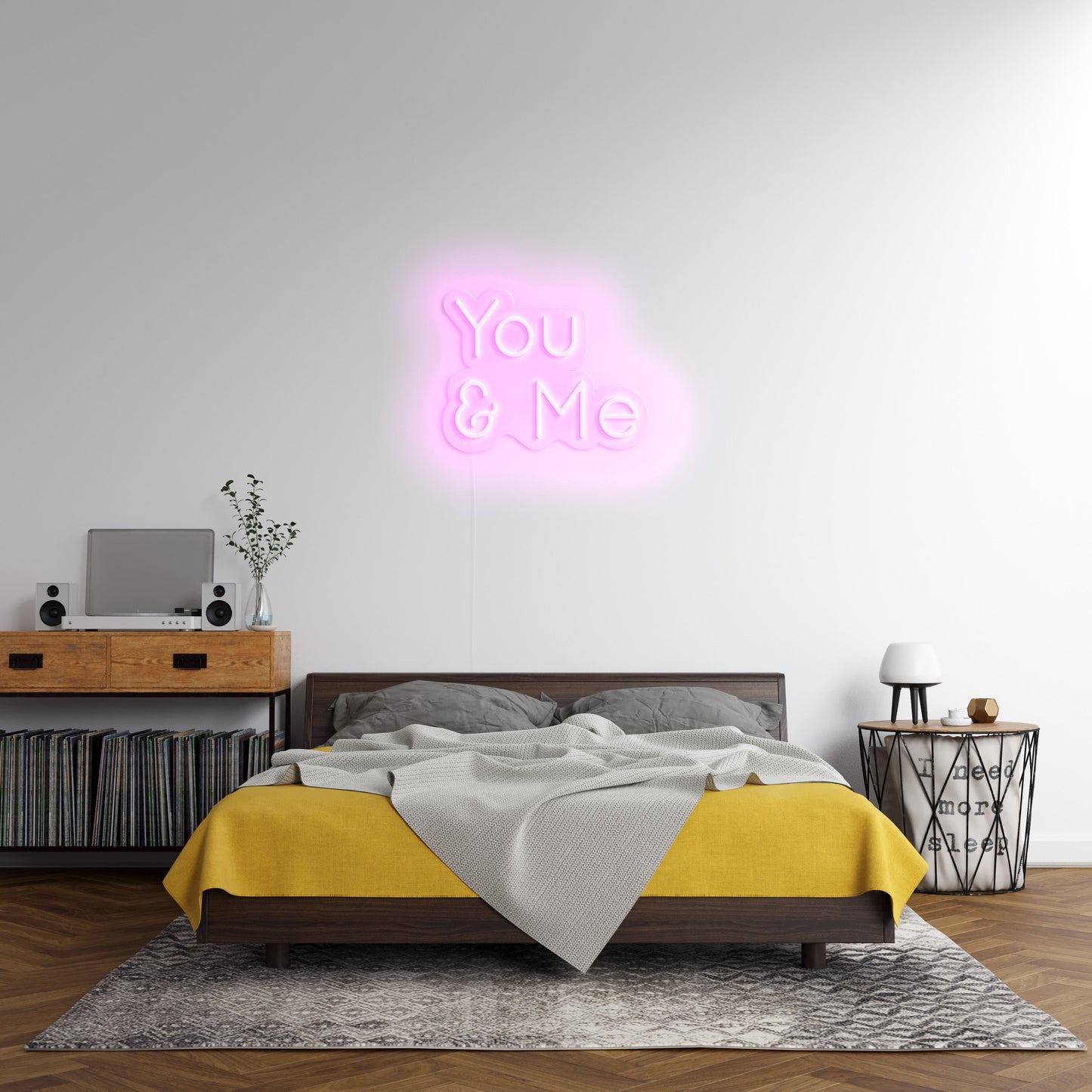 You _ Me' Neon Verlichting