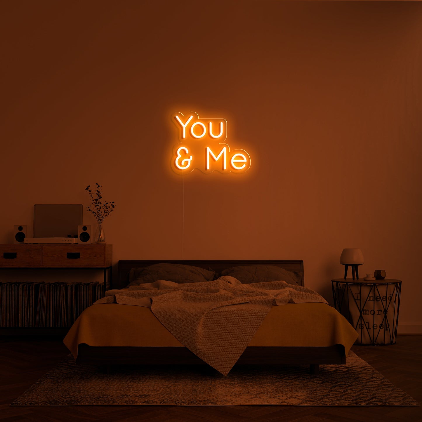 You _ Me' Neon Verlichting