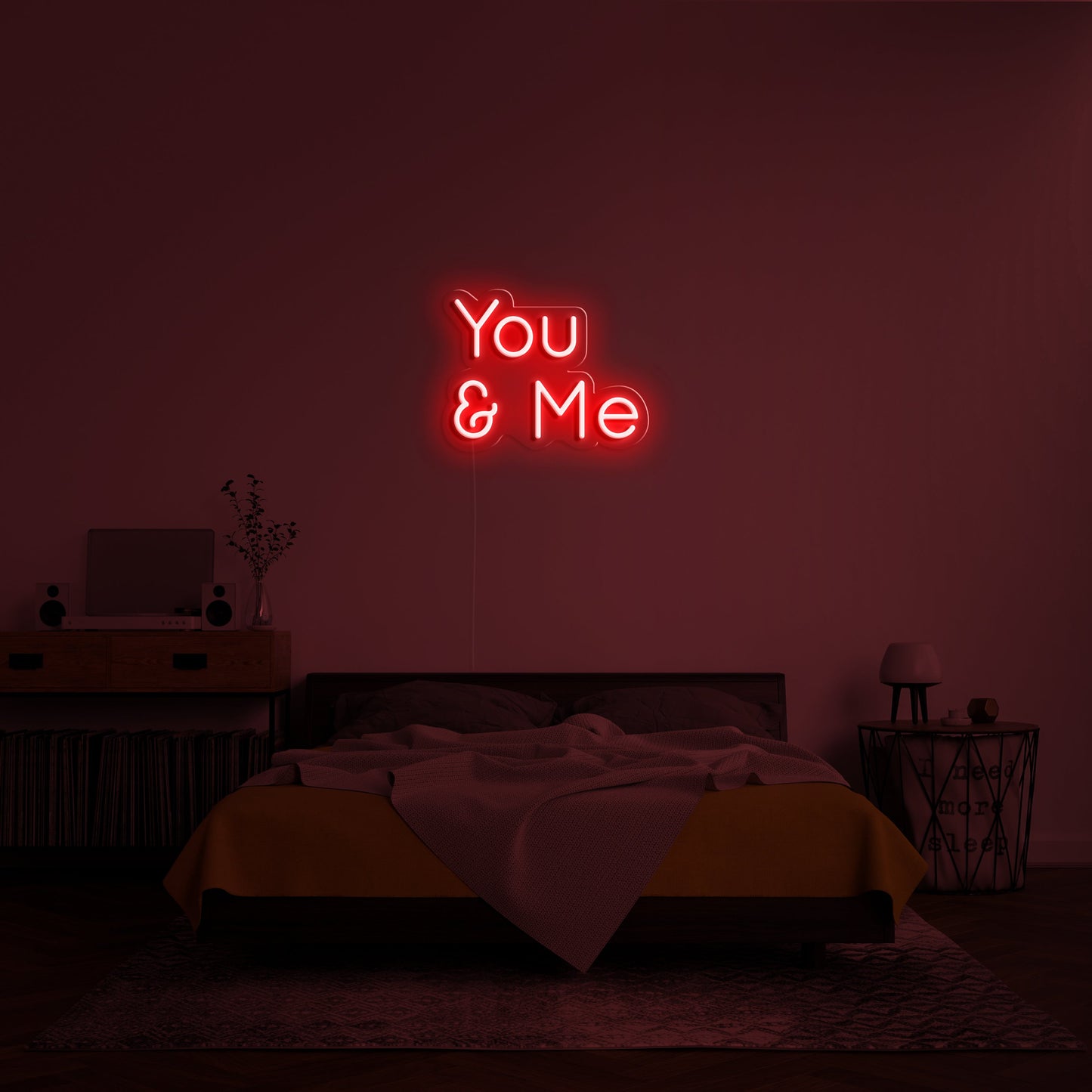 You _ Me' Neon Verlichting