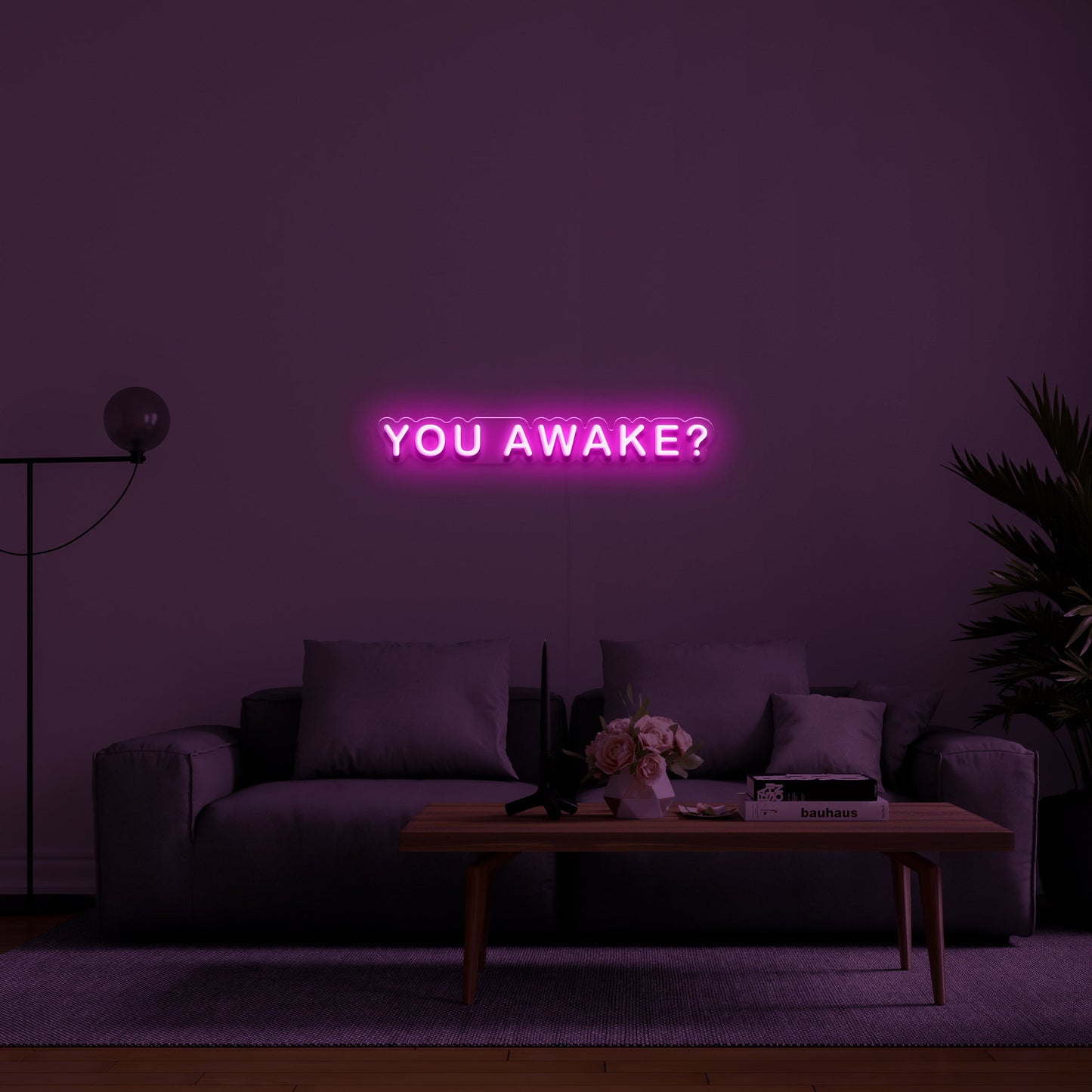 You Awake' LED Neon Lamp