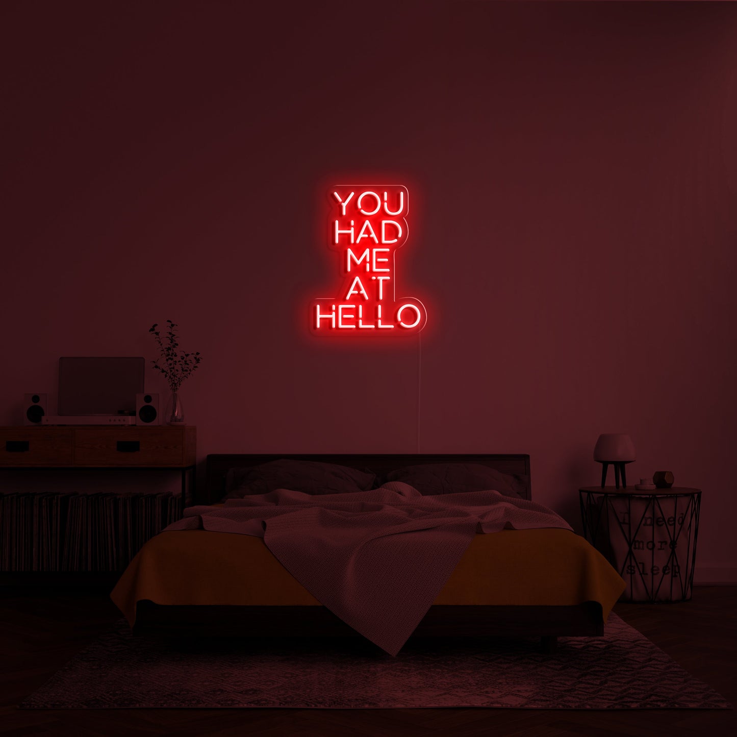 You Had Me At Hello' Neon Verlichting