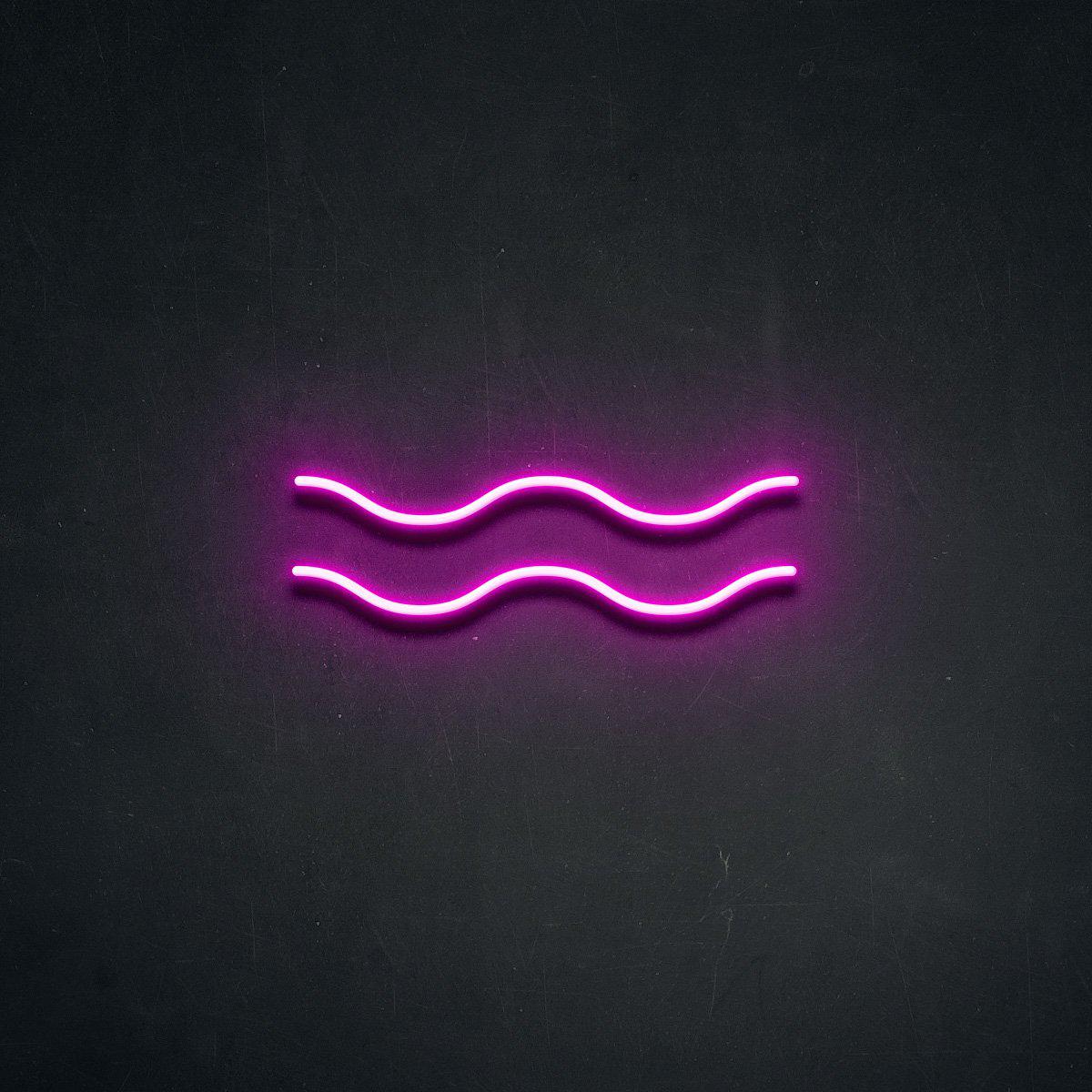 Aquarius' Neon Sign