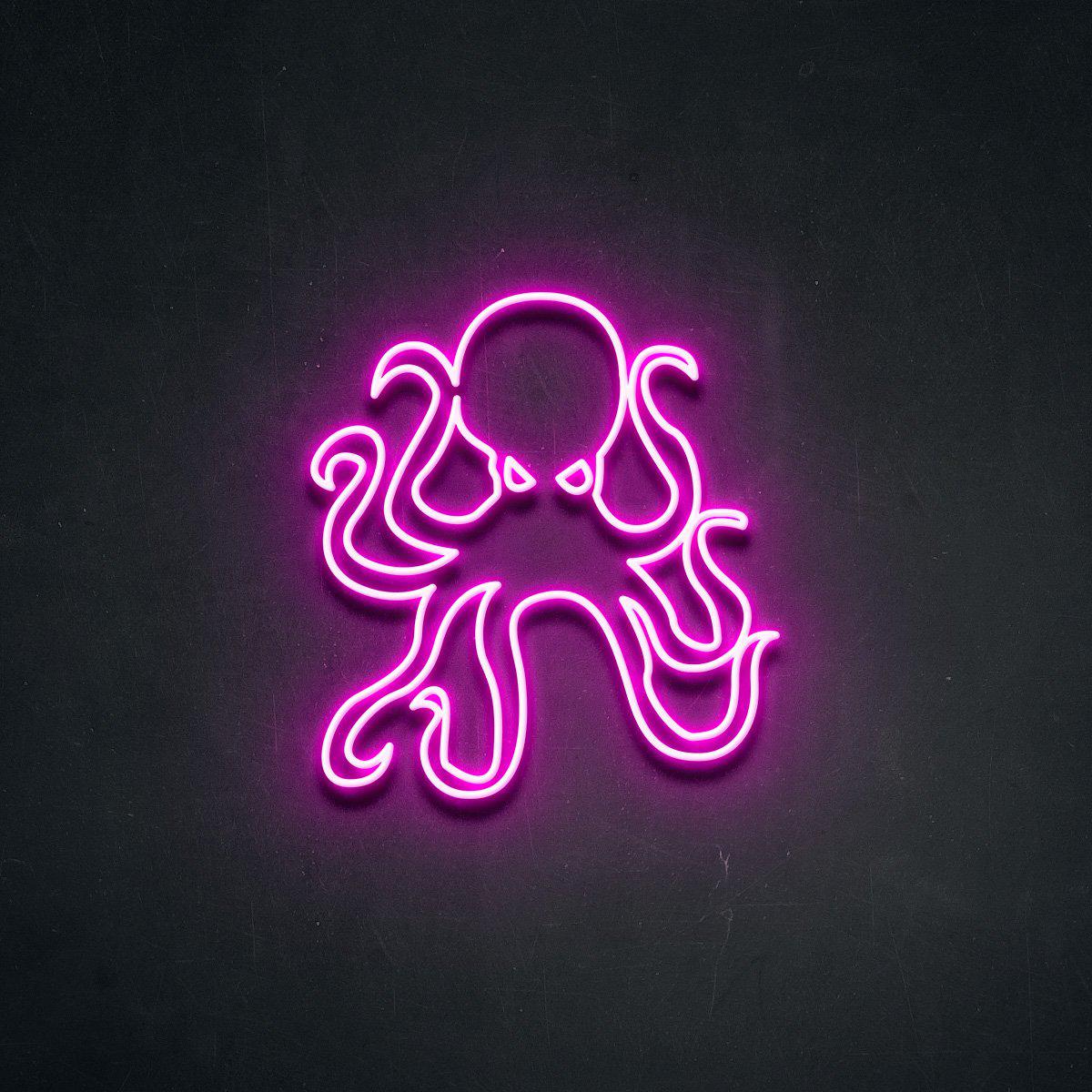 Octopus' Neon Sign