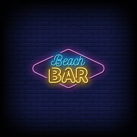 Beach Bar Neon Sign