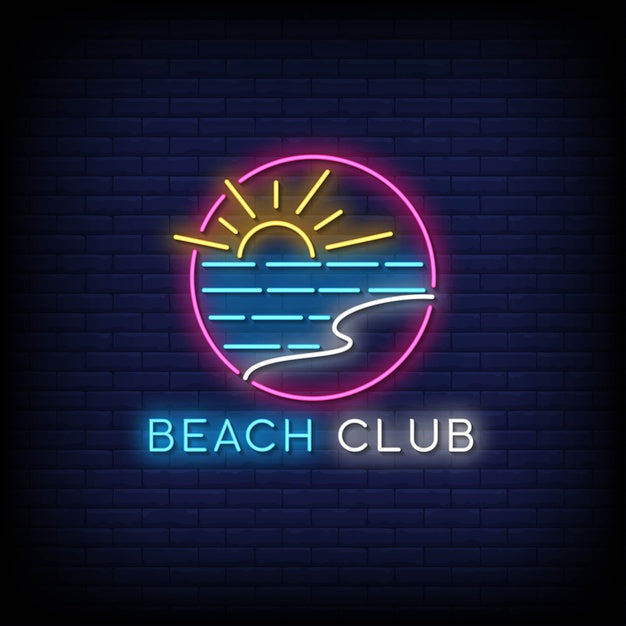 Beach Club Neon Sign