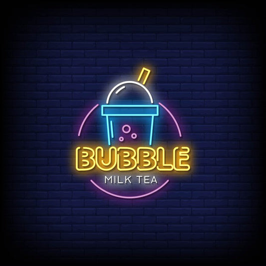 Bubble Milk Tea Neon Sign