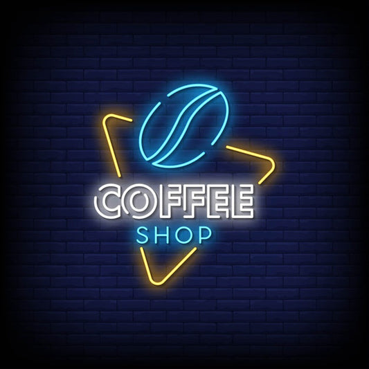 Coffee Shop Neon Sign