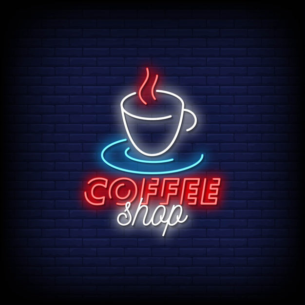 Coffee Shop Neon Sign