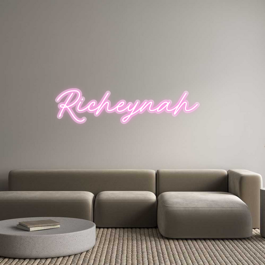 Custom Neon: Richeynah