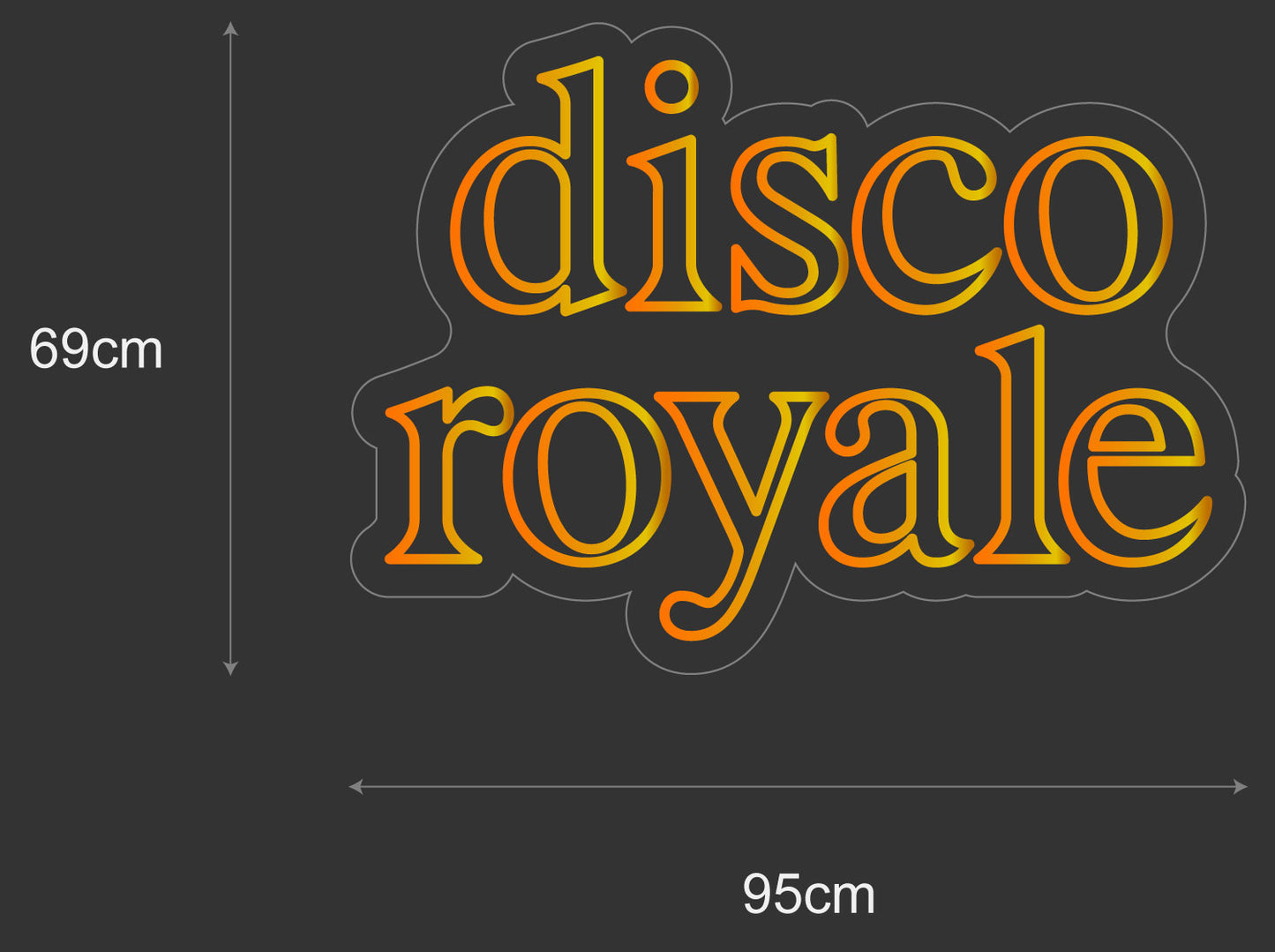 PowerLED Neon Sign (Indoor) -  Disco Royale