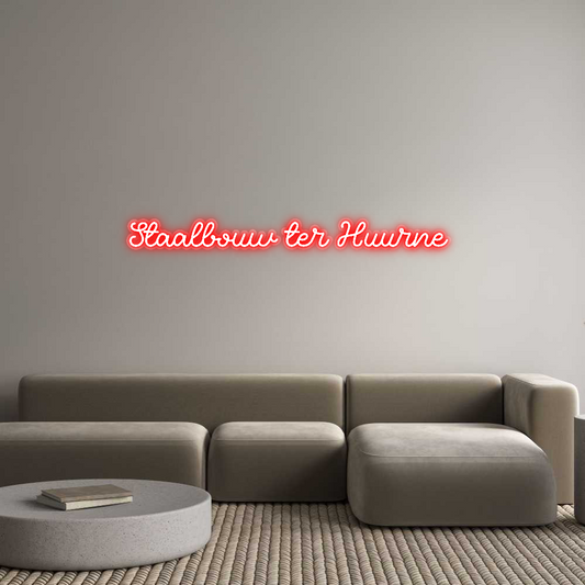 Custom Neon: Staalbouw ter...