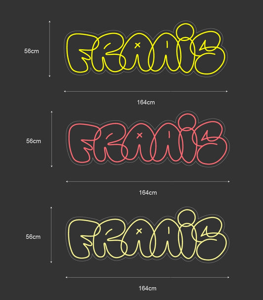 PowerLED Neon Sign (Indoor) - Name:Fraais