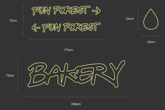 PowerLED Neon Sign (Indoor) - Fun Forest