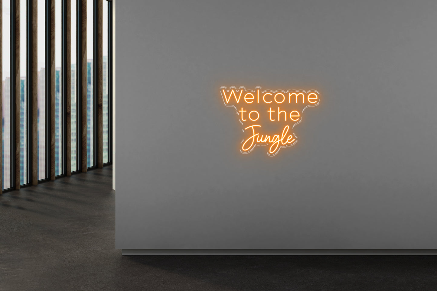 PowerLED Neon Sign (Indoor) - welcome to jungle_V2