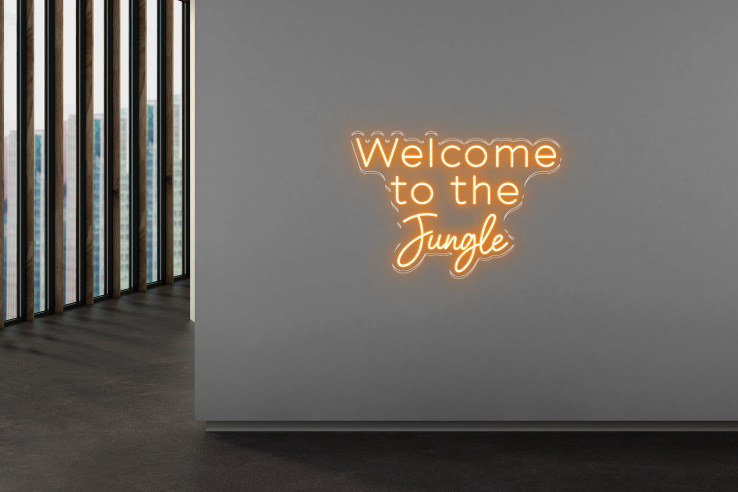 PowerLED Neon Sign (Indoor) - welcome to jungle_V2