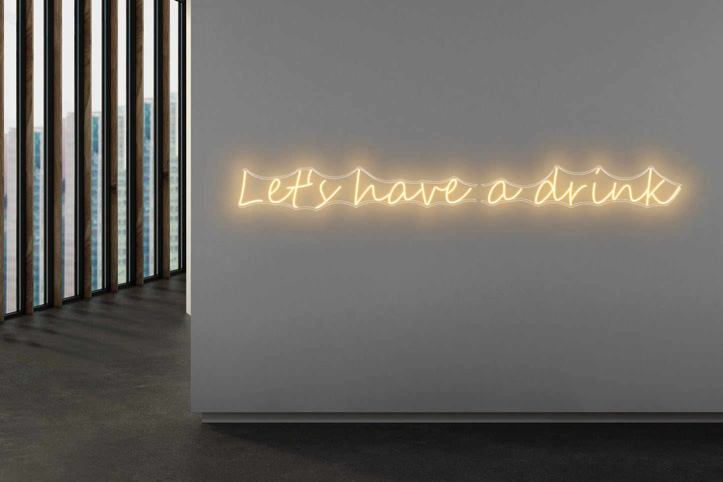 PowerLED Neon Sign (Indoor) -  Let's have a drink_V2