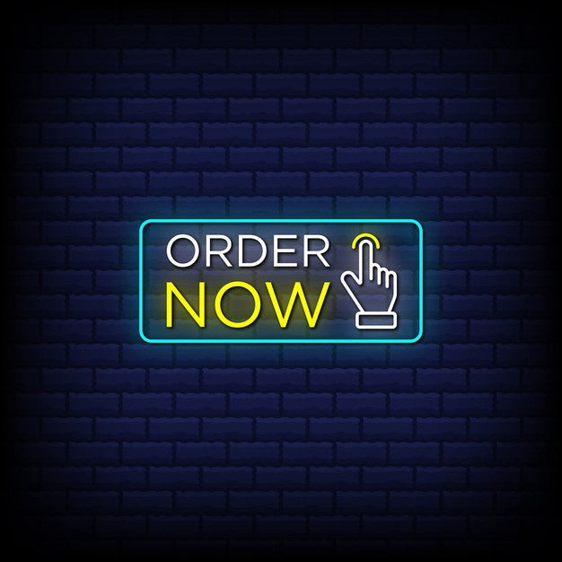 Order Now Neon Sign